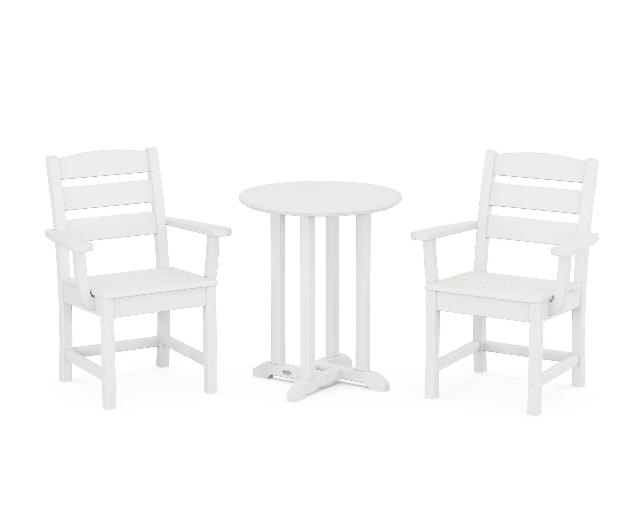 Lakeside 3-Piece Round Bistro Dining Set