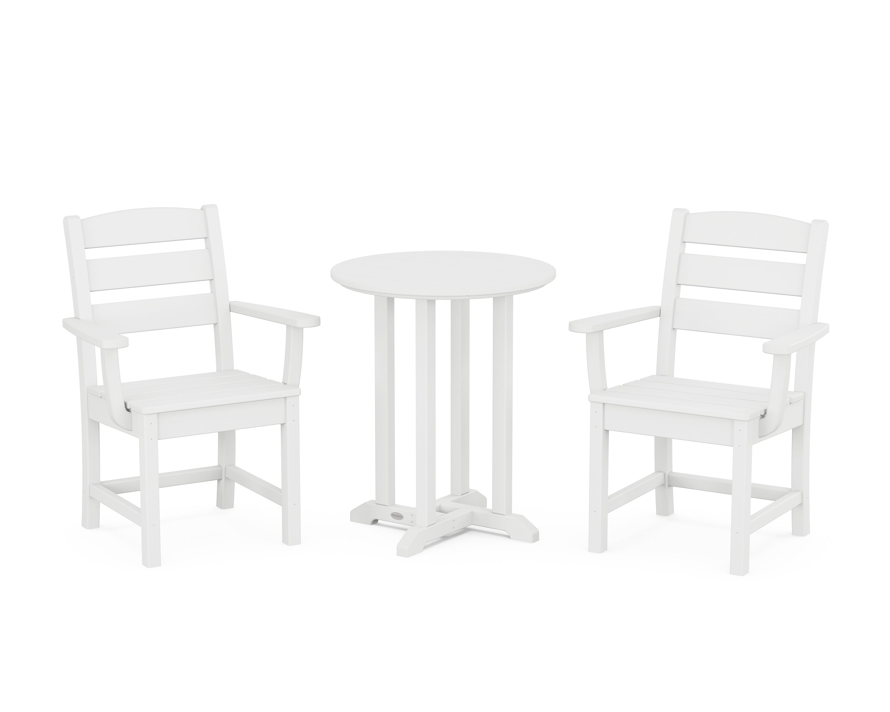 Lakeside 3-Piece Round Bistro Dining Set