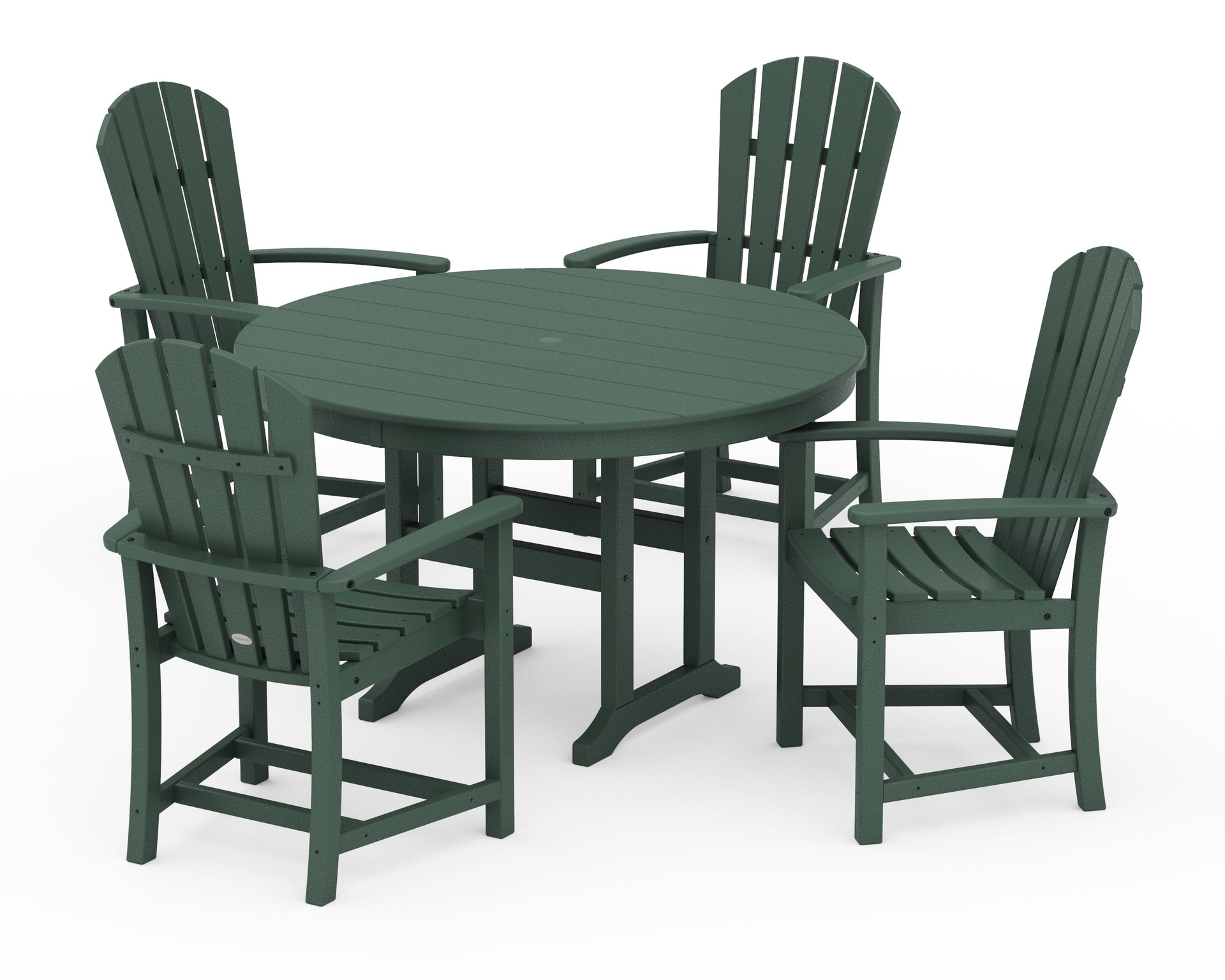 Palm Coast 5-Piece Round Farmhouse Dining Set