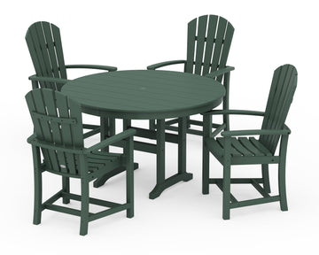 Palm Coast 5-Piece Round Farmhouse Dining Set