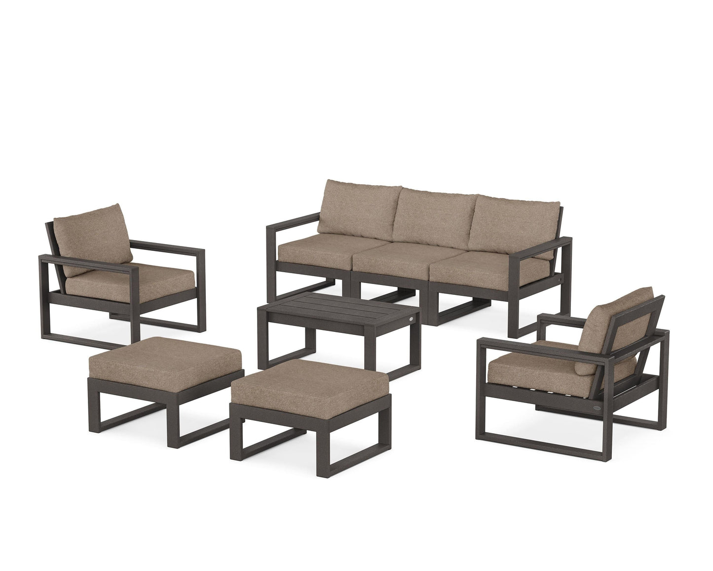 EDGE Sectional 8-Piece Lounge Sofa Set
