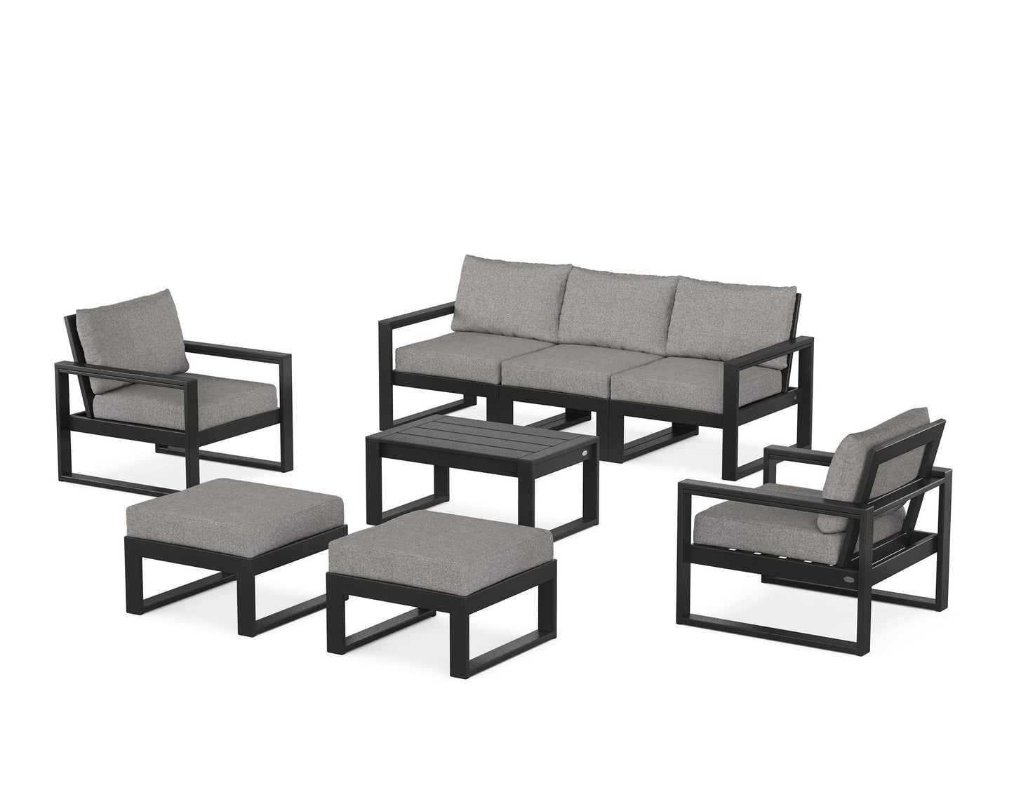 EDGE Sectional 8-Piece Lounge Sofa Set