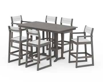 EDGE Sling 7-Piece Farmhouse Bar Set