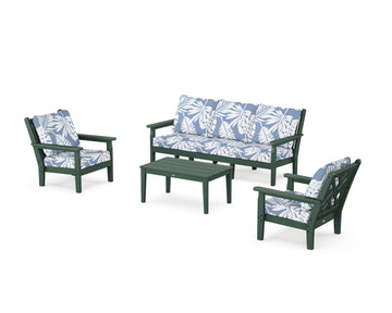 Chippendale 4-Piece Deep Seating Set with Sofa