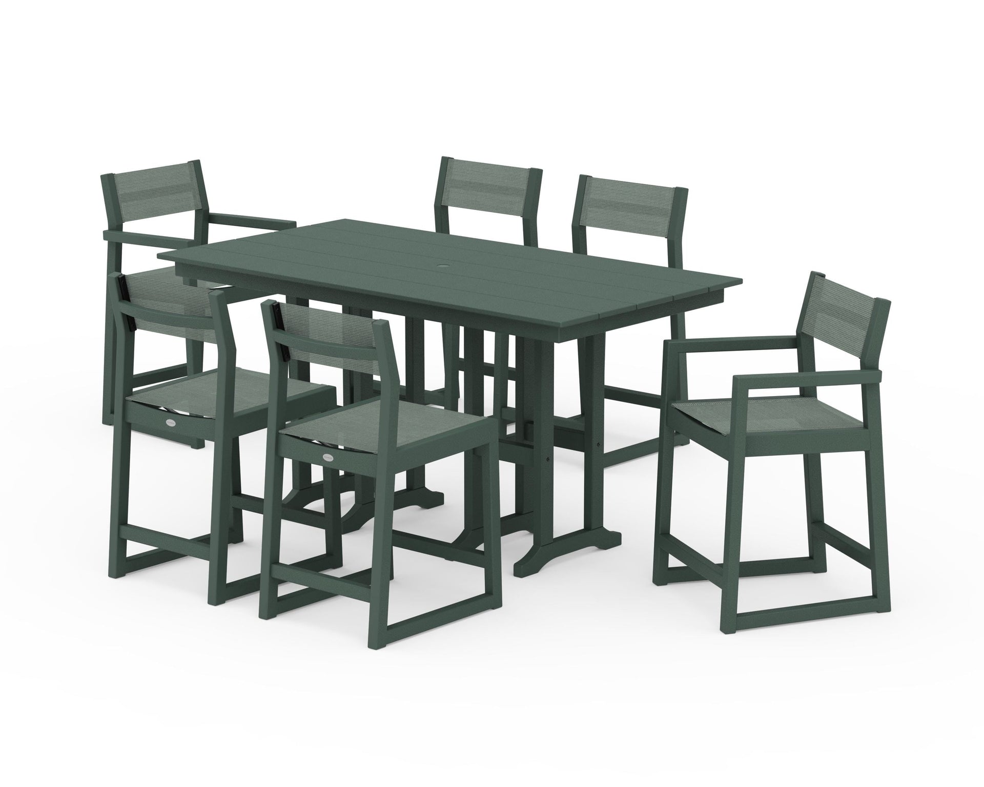 EDGE Sling 7-Piece Farmhouse Counter Set