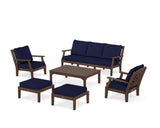 Chinoiserie 6-Piece Lounge Sofa Set