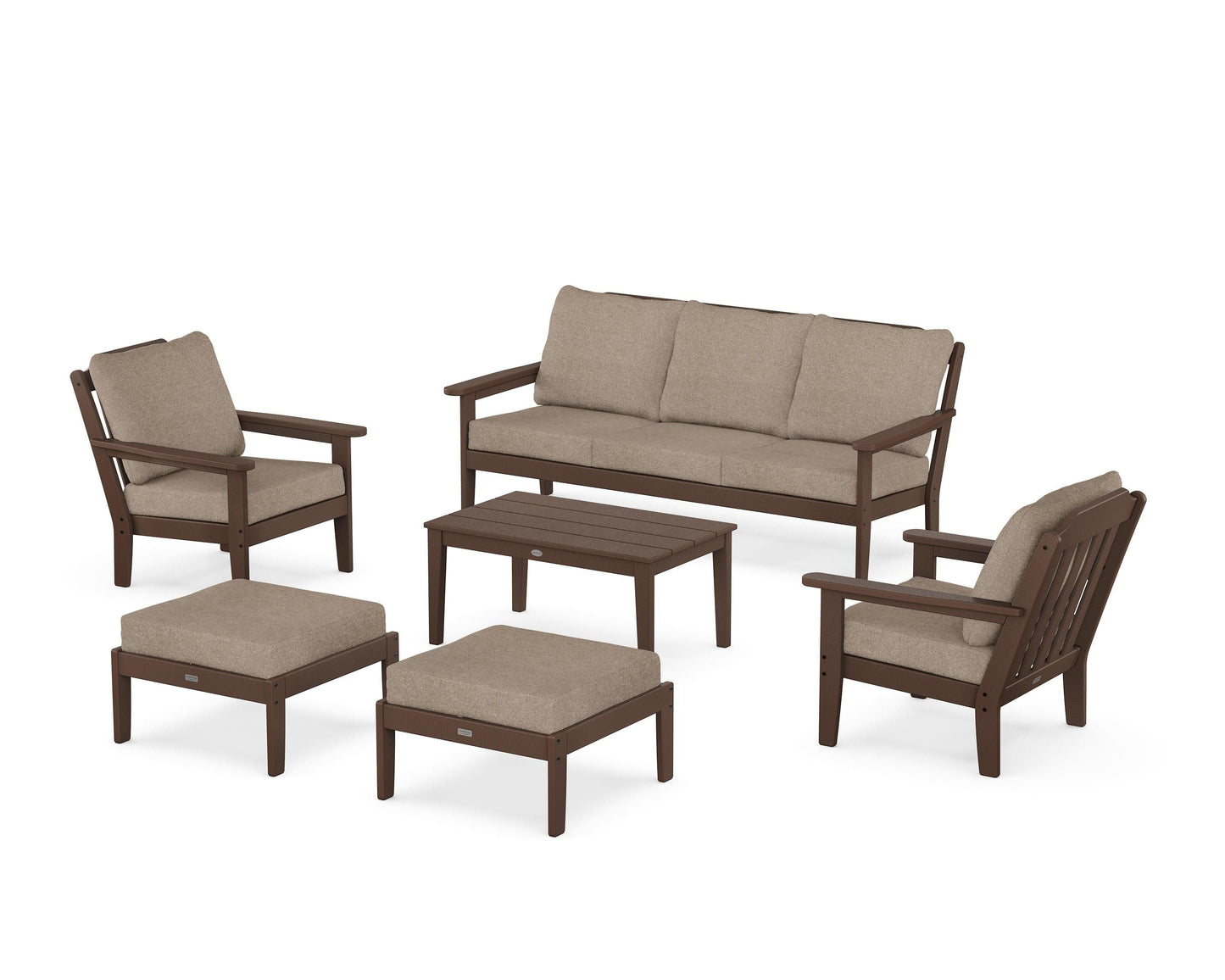 Cottage 6-Piece Lounge Sofa Set