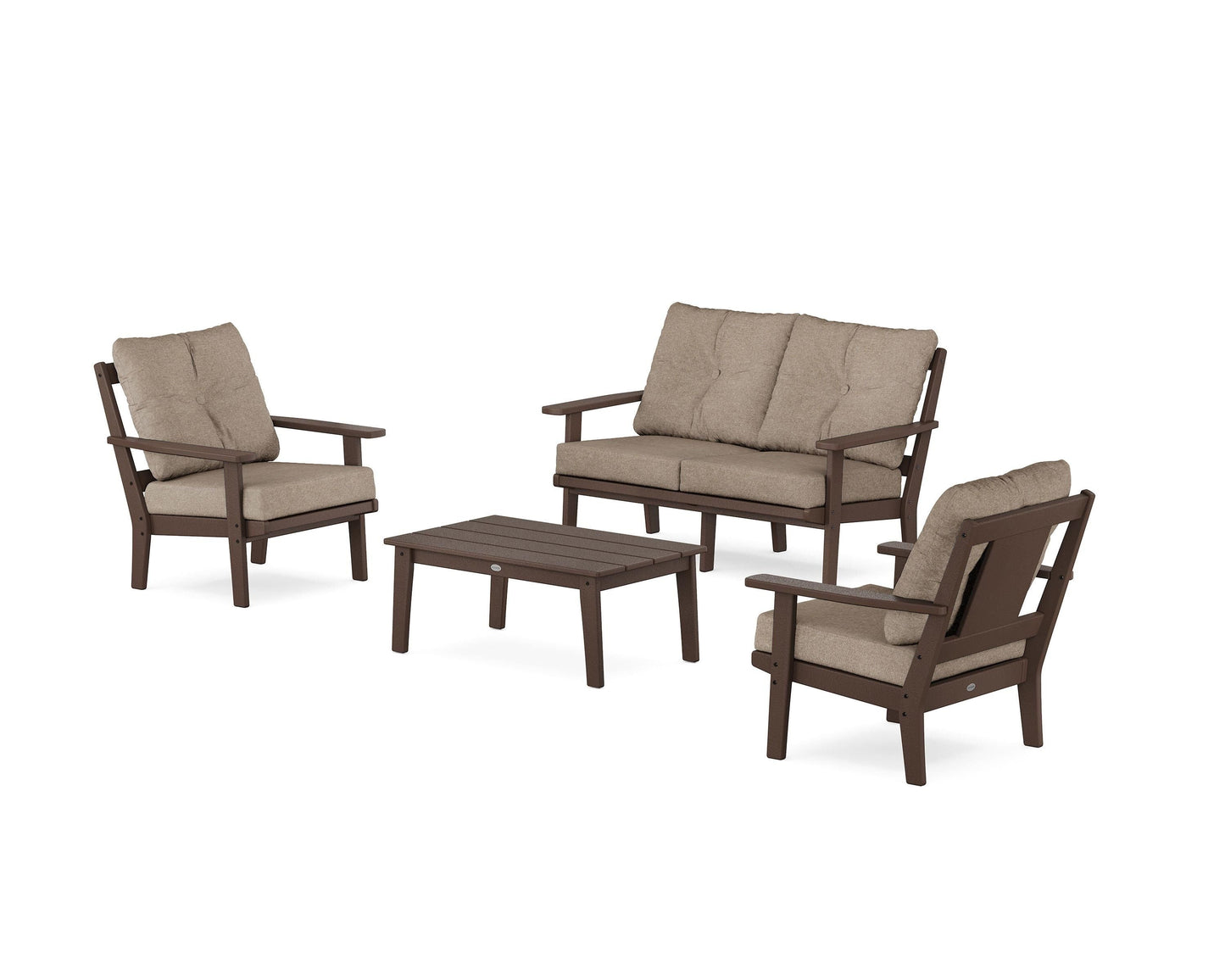 Prairie 4-Piece Deep Seating Set with Loveseat