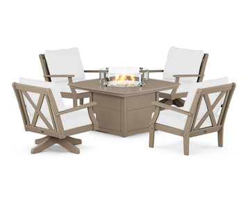 Braxton 5-Piece Deep Seating Set with Fire Table