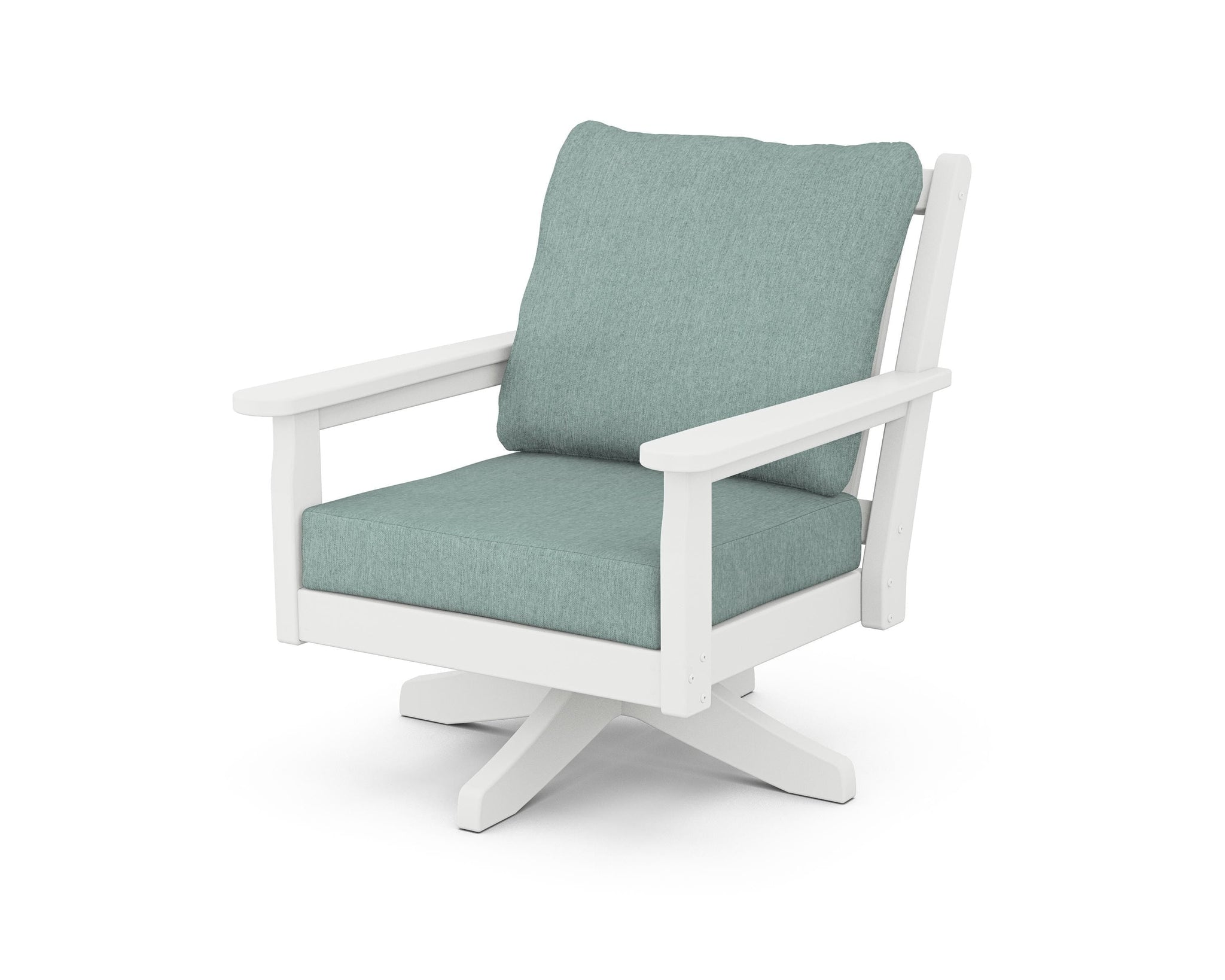 Chippendale Deep Seating Swivel Chair