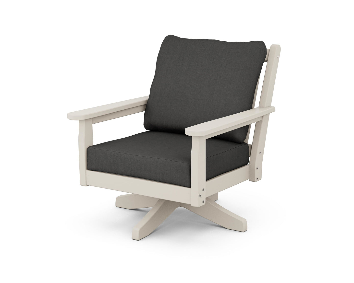 Chippendale Deep Seating Swivel Chair