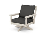 Chippendale Deep Seating Swivel Chair