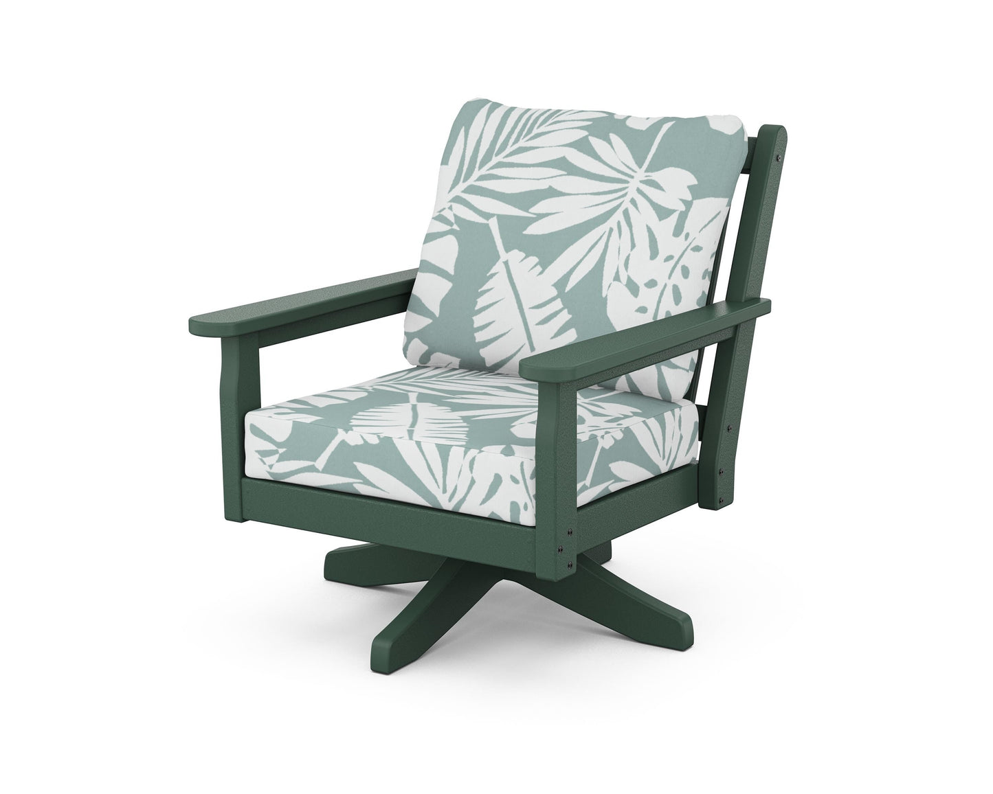 Chippendale Deep Seating Swivel Chair