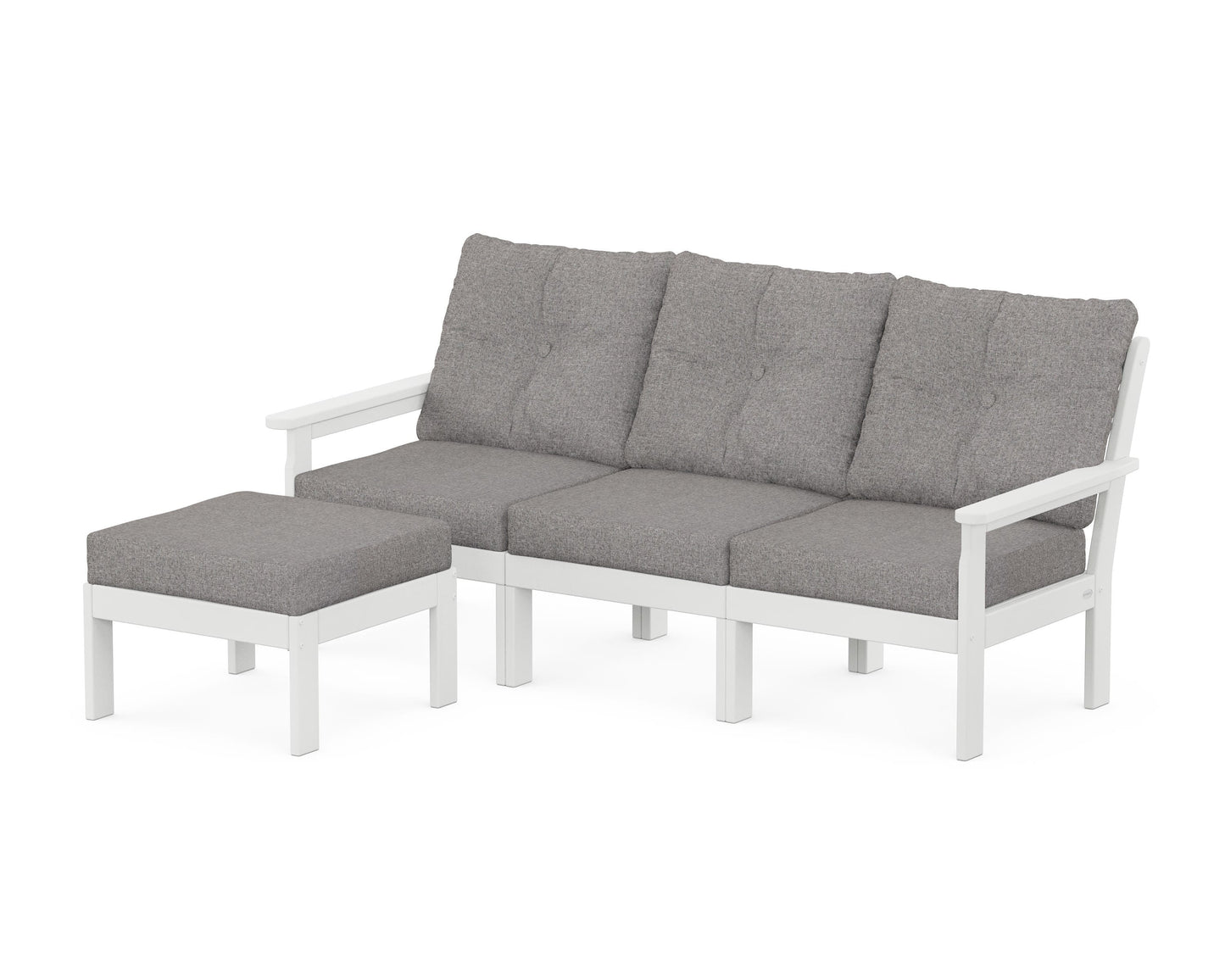 Vineyard 4-Piece Sectional with Ottoman