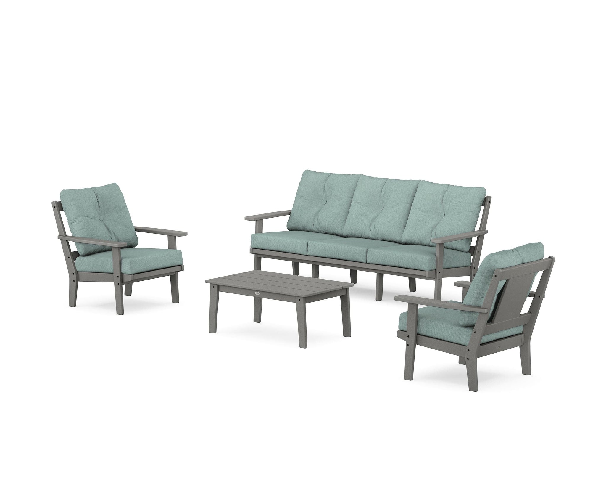Prairie 4-Piece Deep Seating Set with Sofa