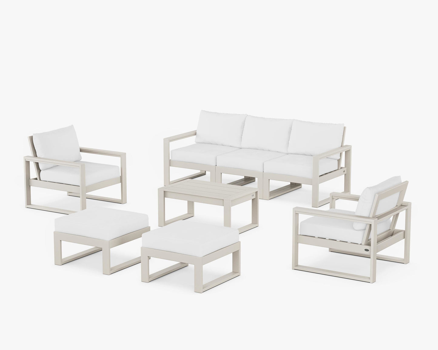 EDGE Sectional 8-Piece Lounge Sofa Set