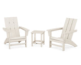 Modern 3-Piece Adirondack Set with Long Island 18" Side Table