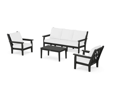 Chippendale 4-Piece Deep Seating Set with Sofa