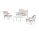 Cottage 4-Piece Deep Seating Set with Loveseat