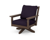 Chippendale Deep Seating Swivel Chair
