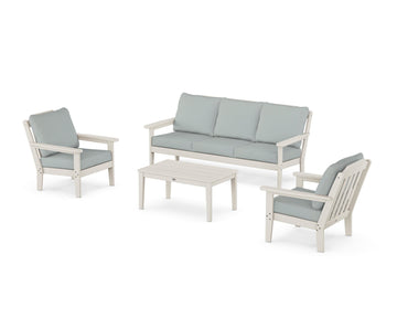 Cottage 4-Piece Deep Seating Set with Sofa