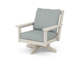 Chippendale Deep Seating Swivel Chair