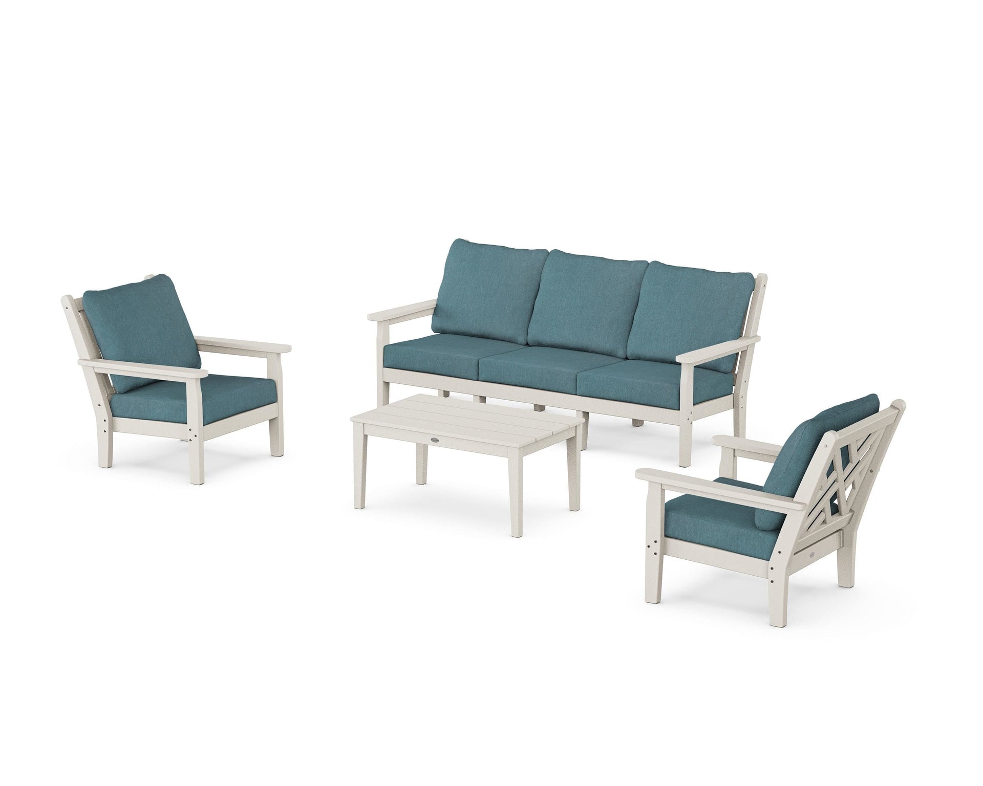 Chippendale 4-Piece Deep Seating Set with Sofa