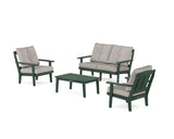 Mission 4-Piece Deep Seating Set with Loveseat