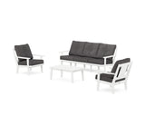 Prairie 4-Piece Deep Seating Set with Sofa