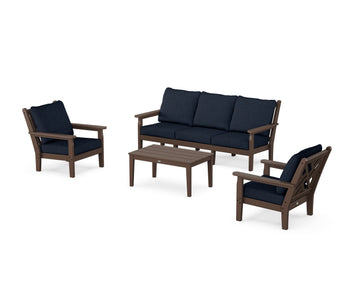 Chippendale 4-Piece Deep Seating Set with Sofa