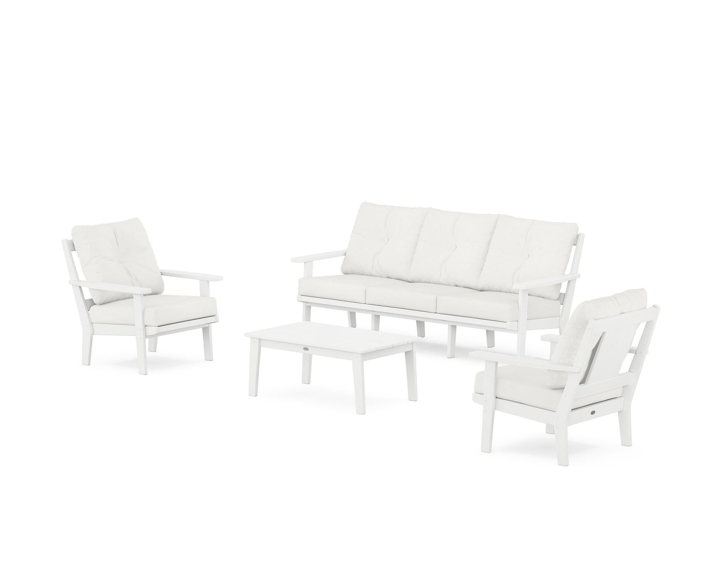 Prairie 4-Piece Deep Seating Set with Sofa