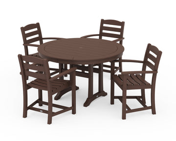 La Casa Café 5-Piece Arm Chair Dining Set