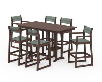 EDGE Sling 7-Piece Farmhouse Bar Set