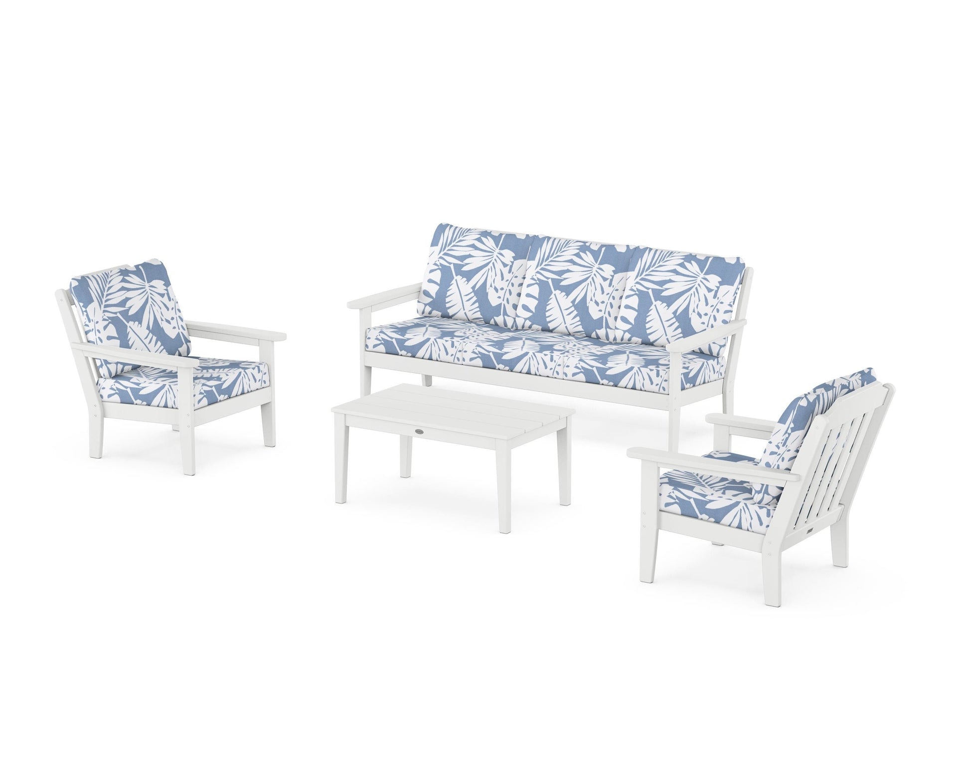 Cottage 4-Piece Deep Seating Set with Sofa