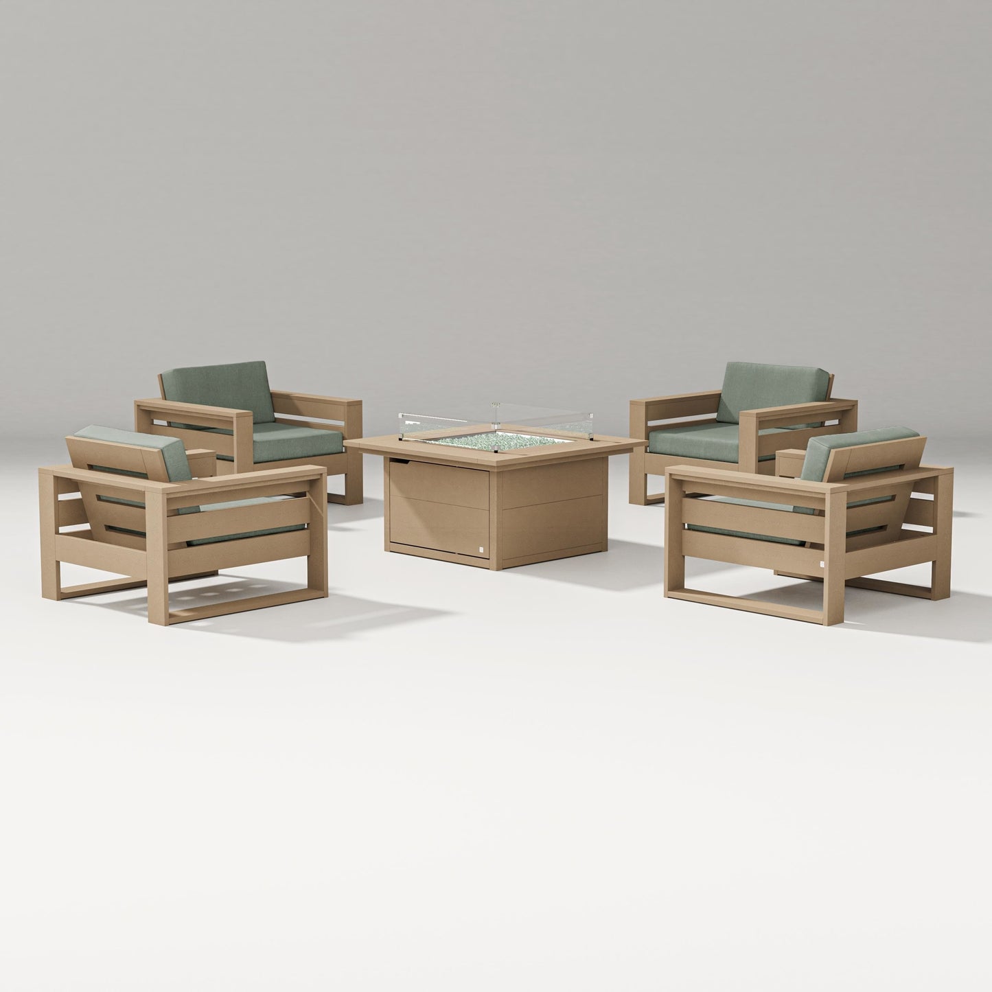 Latitude 5-Piece Lounge Fire Table Set