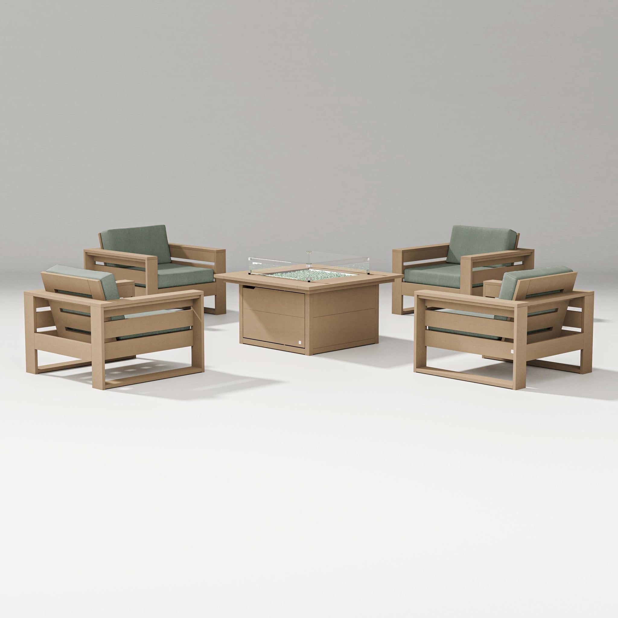 Latitude 5-Piece Lounge Fire Table Set