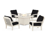 Cottage 5-Piece Deep Seating Set with Fire Pit Table