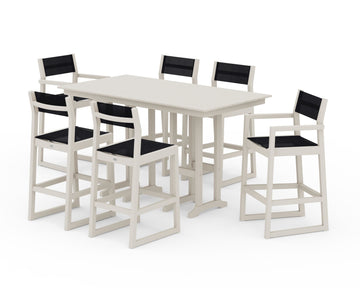 EDGE Sling 7-Piece Farmhouse Bar Set
