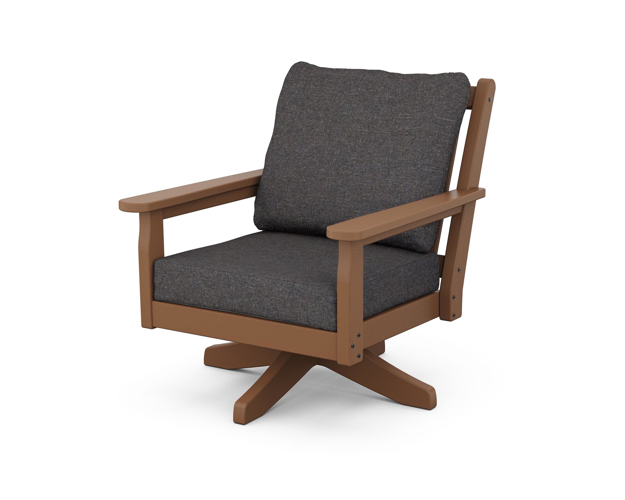 Chippendale Deep Seating Swivel Chair