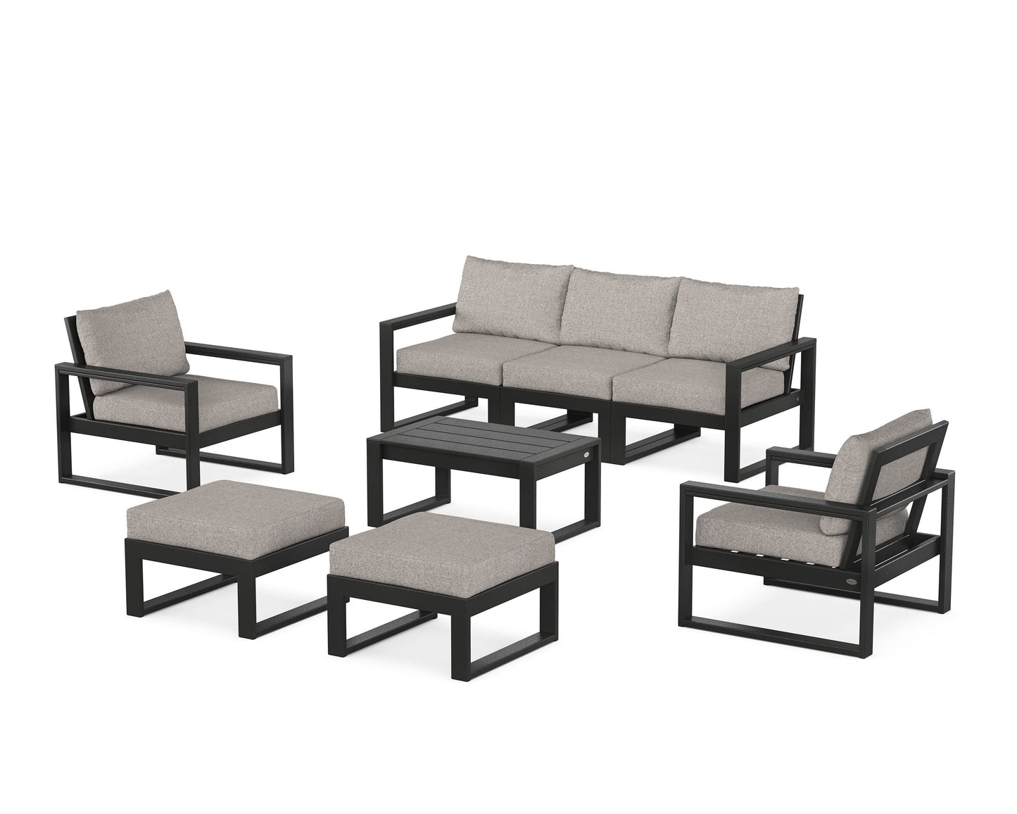 EDGE Sectional 8-Piece Lounge Sofa Set