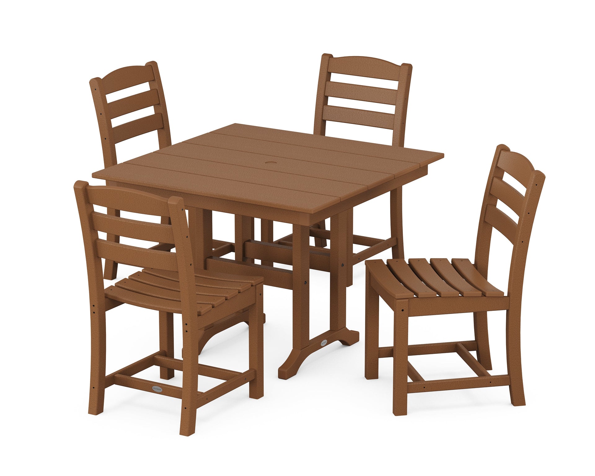 La Casa Café Side Chair 5-Piece Farmhouse Dining Set