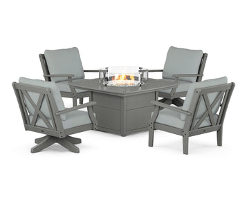 Braxton 5-Piece Deep Seating Set with Fire Table