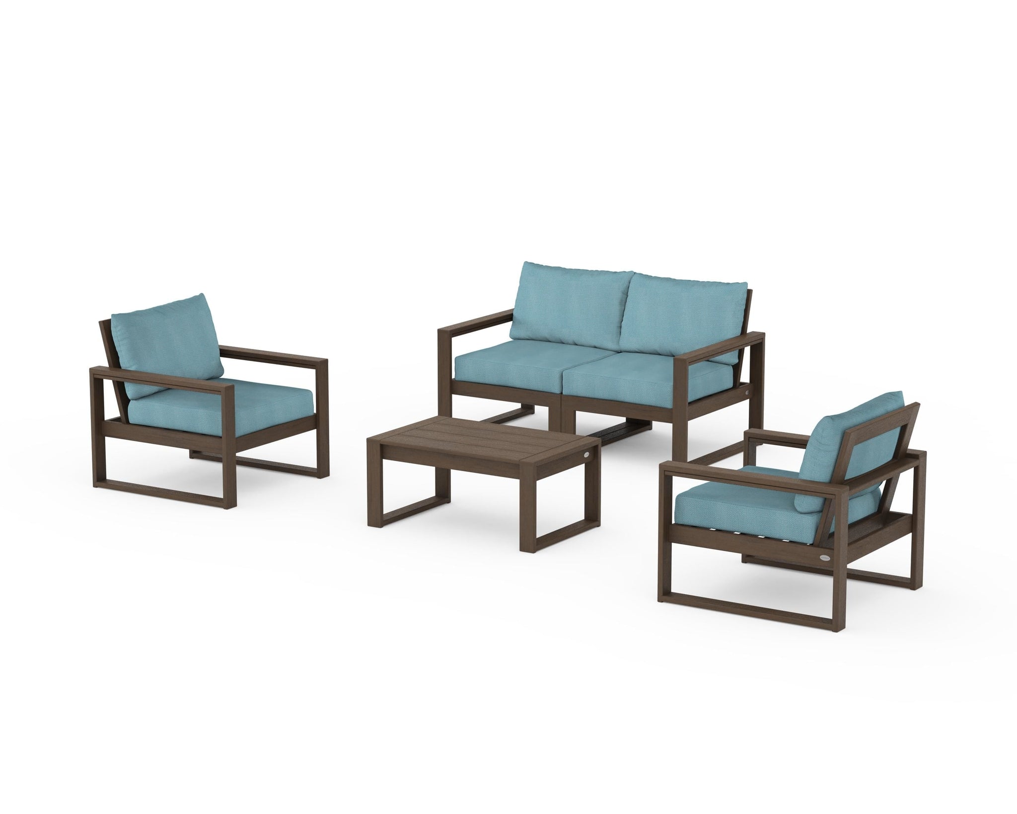 EDGE Sectional 4-Piece Deep Seating Set with Loveseat