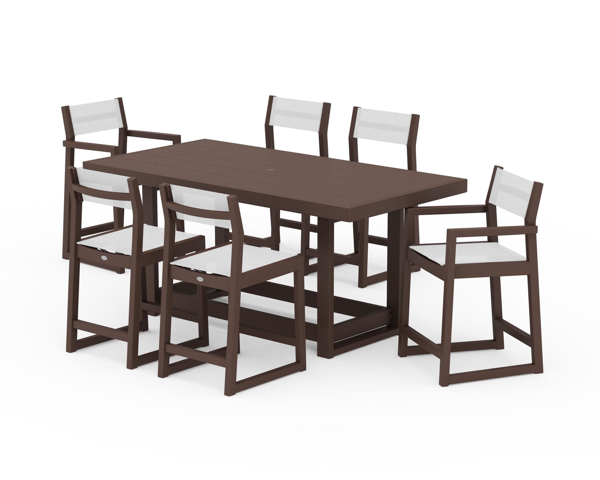 EDGE Sling 7-Piece Counter Table Set
