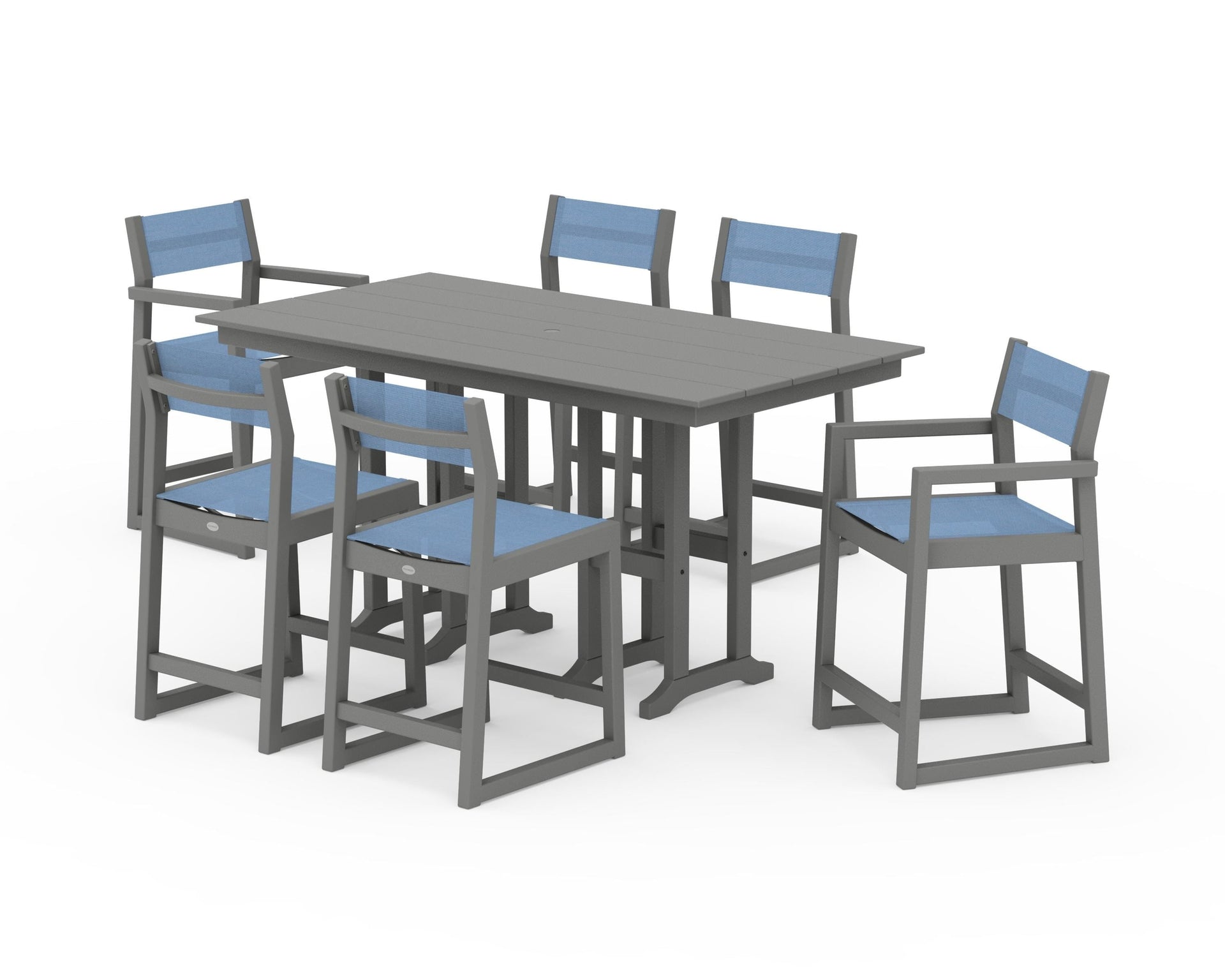 EDGE Sling 7-Piece Farmhouse Counter Set