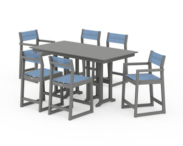 EDGE Sling 7-Piece Farmhouse Counter Set