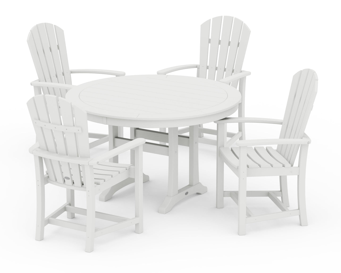 Palm Coast 5-Piece Round Dining Set