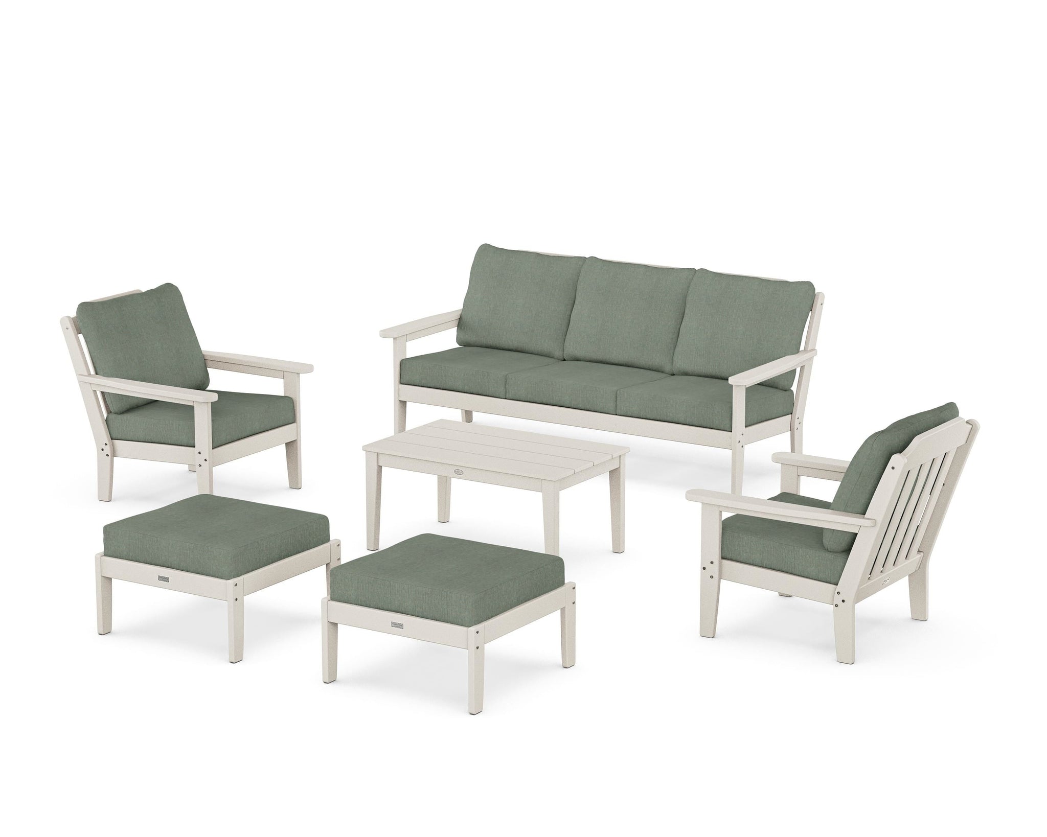 Cottage 6-Piece Lounge Sofa Set