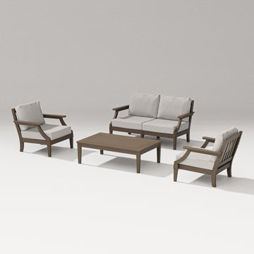 Estate Lounge 4-Piece Loveseat Set