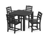 La Casa Cafe' 5-Piece Parsons Dining Set